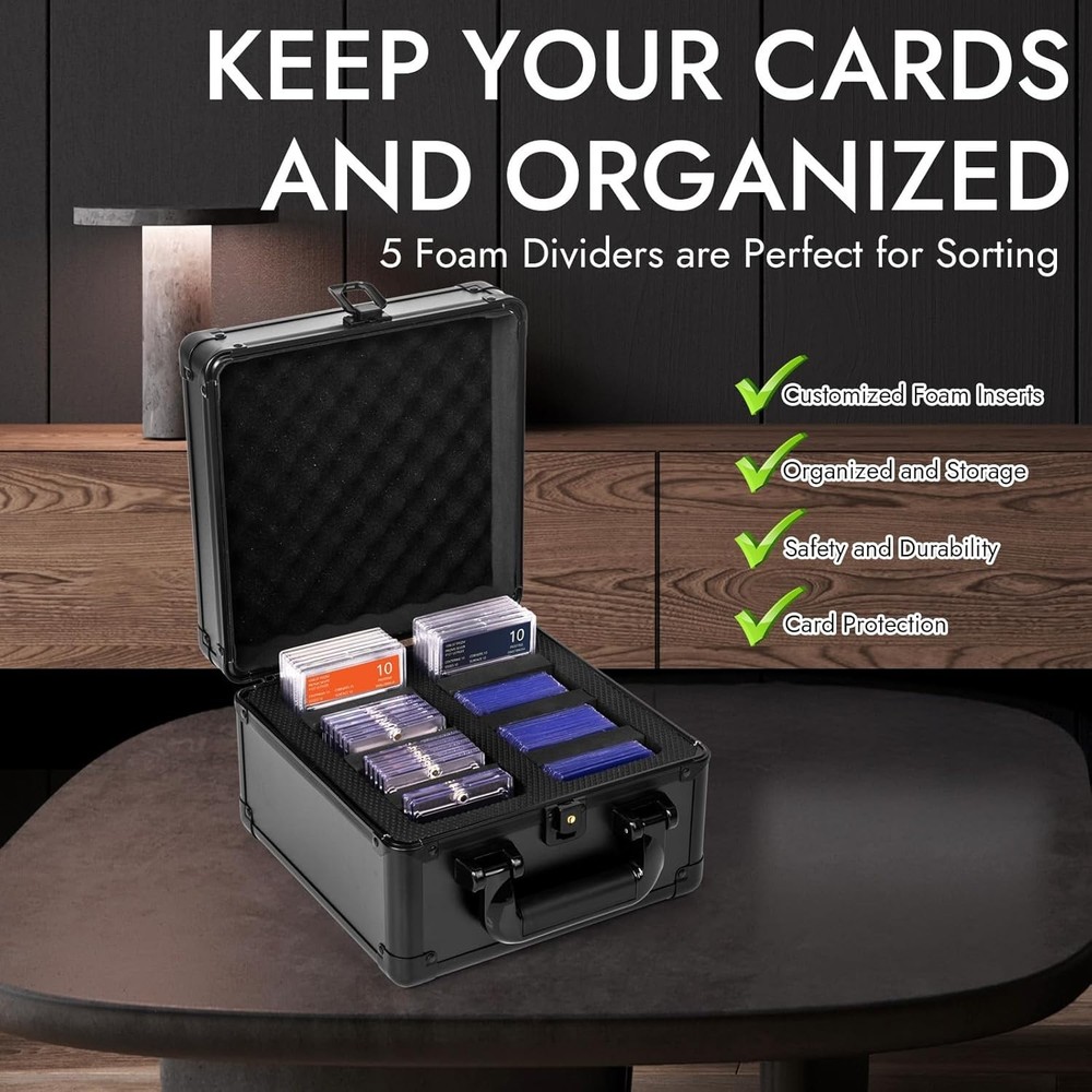 Top Loader Storage Box, Graded Card Storage Boxes, Trading Card Organizer Cas...