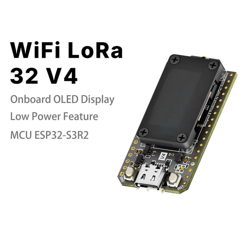 Lora 32 V4 Dev-Board ESP32 SX1262 BLE Touch Screen GNSS Sensor Buzzer Wifi
