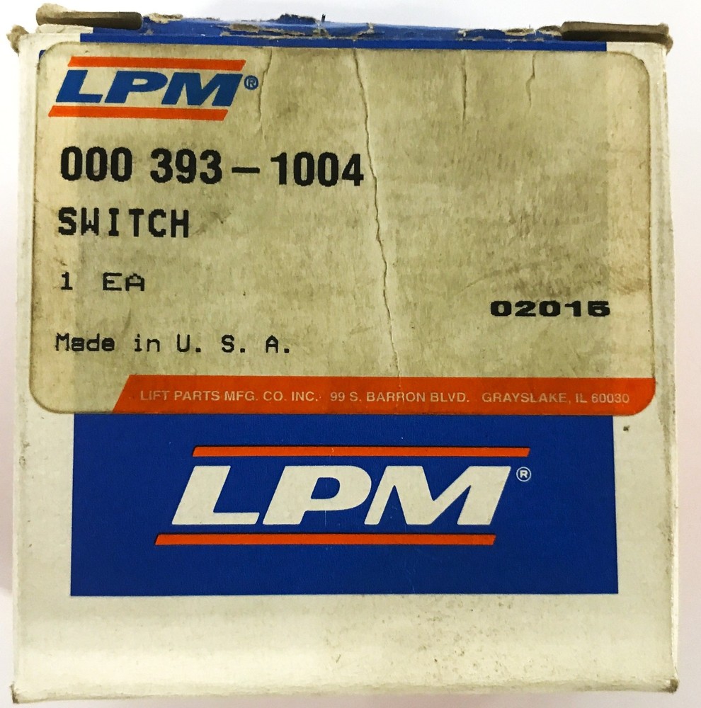 Total Source Micro-Switch 393-1004 NOS