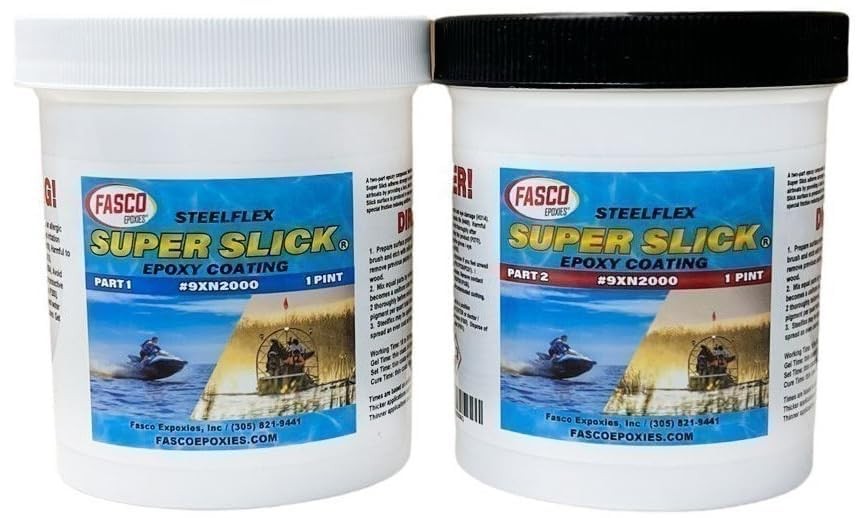 Slick 2000 Epoxy Bottom Coating Ultra-Slick Epoxy Hull Protection Two-Part Epoxy