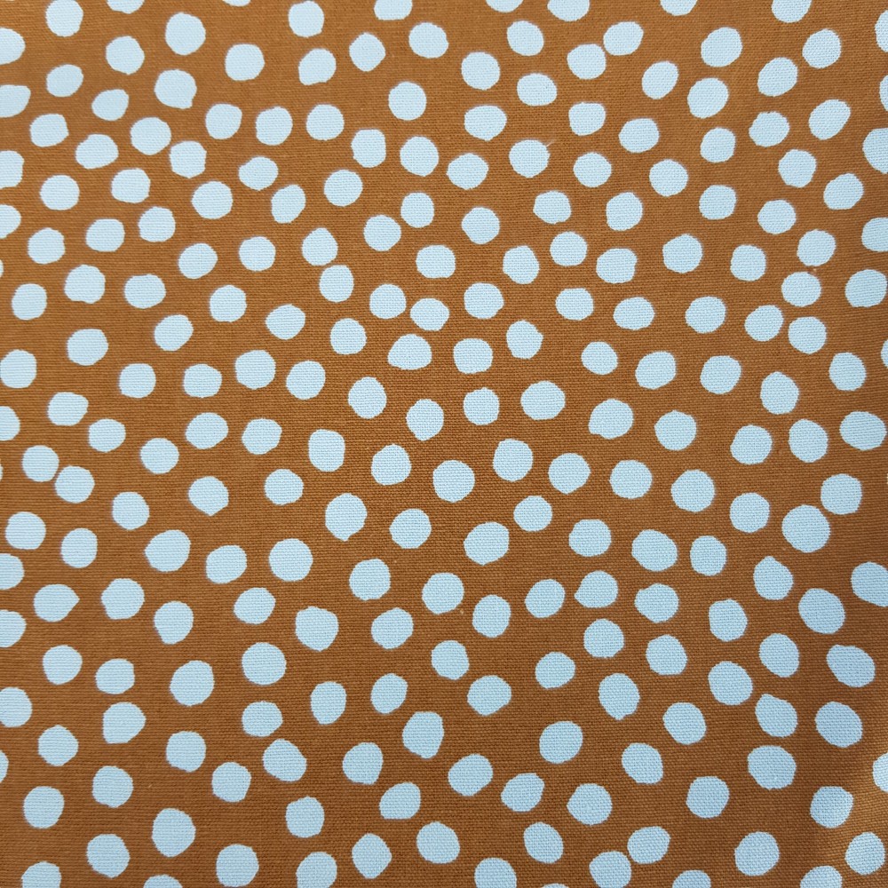Peg Bag Handmade Mustard & White Spotted Lined Laundry Clothes Peg Holder