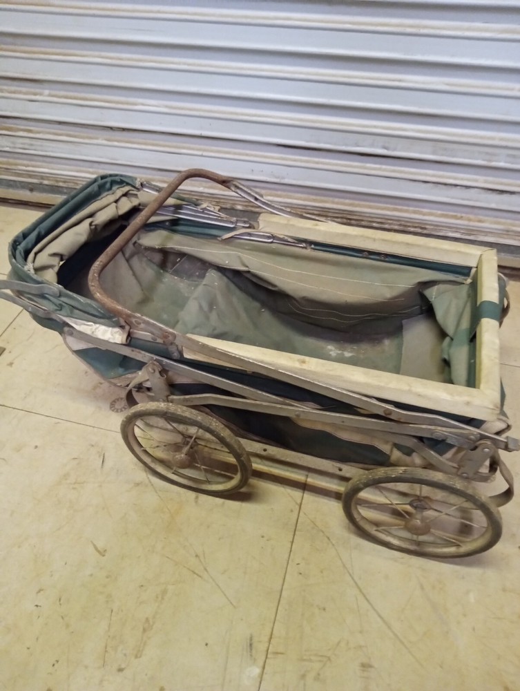 Vintage Rare Baby Stroller Convertible Collapsible