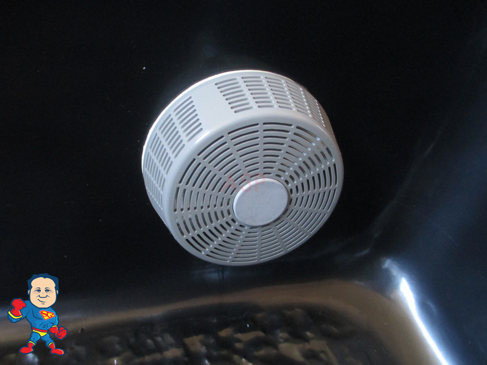 Suction Return Replacement Cover CMP 4-15/16" Diameter 170 gpm Dark Gray Pentair