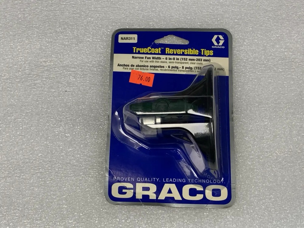 4x Graco NAR311 TrueCoat Reversible Tips