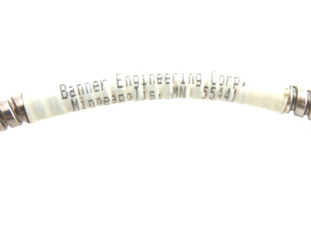Banner Engineering DBT23S Fiber Optic Cable, Round, In-Line Beam Exit