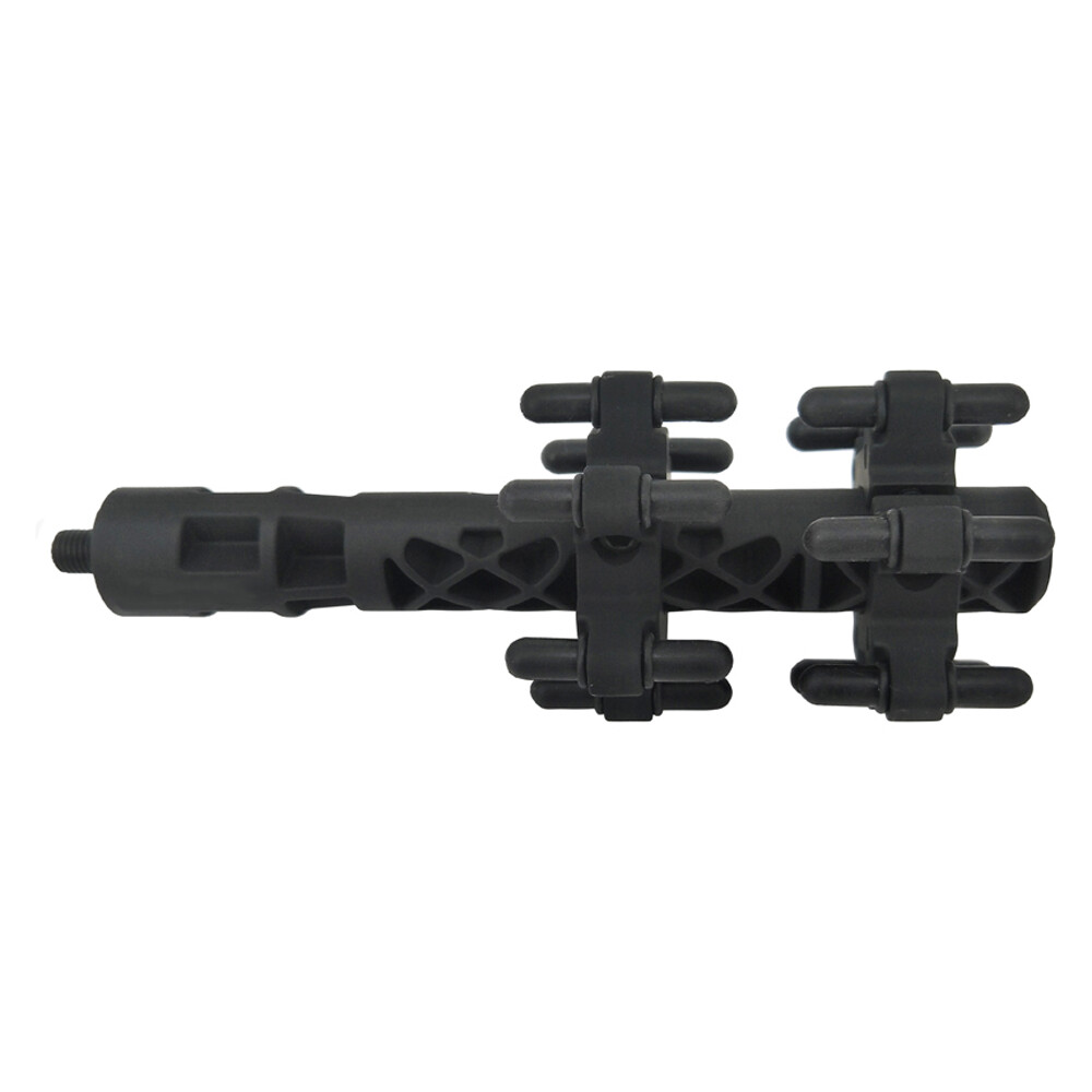 Adjustable Archery Bow Stabilizer 6.5" Compound bow Hunting Balance Cushioning