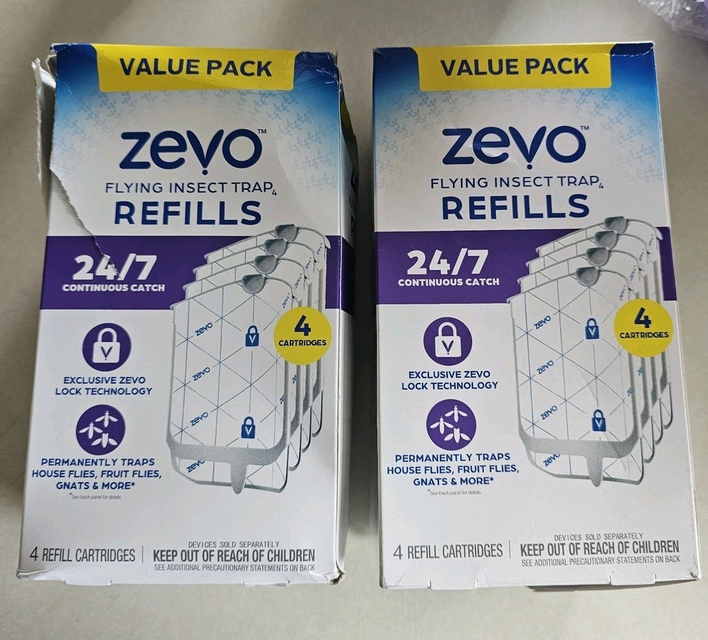 Title: Zevo Zapper Refills – 2Pack, 4 Cartridges