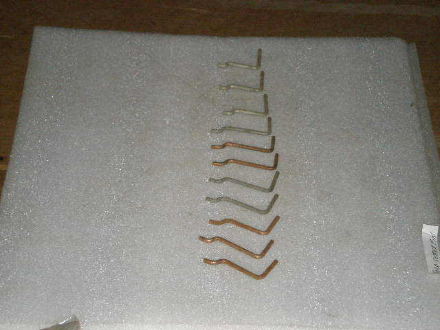 PEG BOARD L HOOKS, QTY. 11