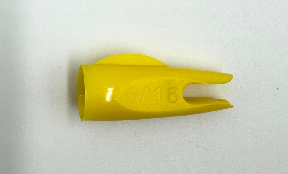 Bohning Classic Nocks 5/16 Yellow , dozen pack