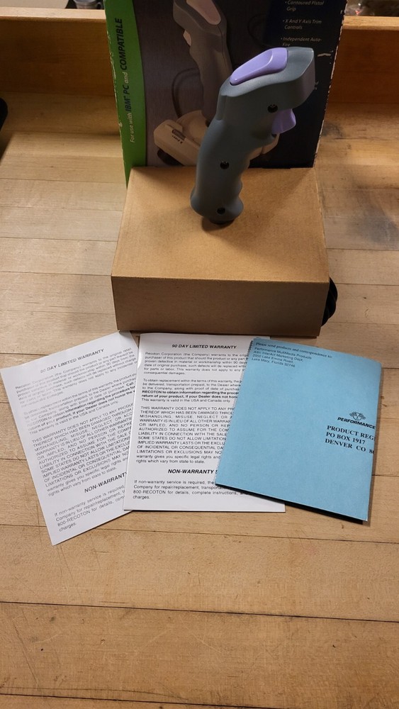 PC Raider Joystick Controller by Performance for DOS & Windows 95 Games NEW