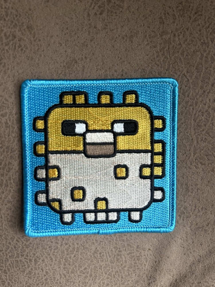 Minecraft Puffer Fish Iron-On. NEW!