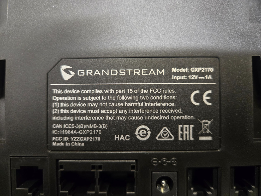 Grandstream GXP2170 VOIP Phone