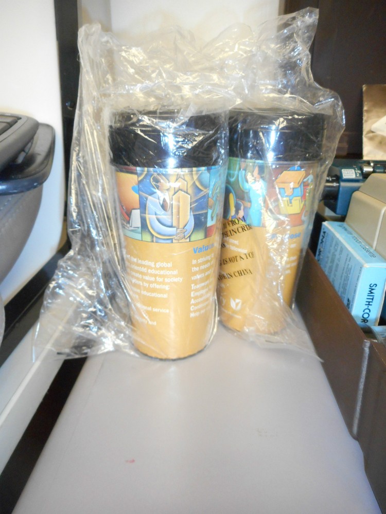 (2) Brand New DeVry University Travel Mug2 2006 Purpose *Vision *Values