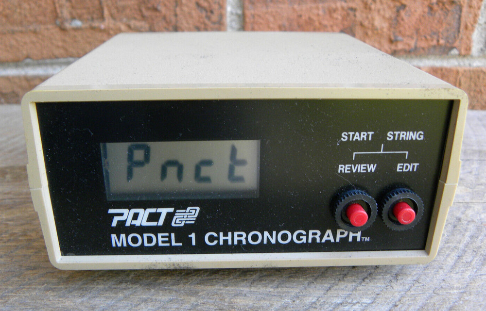 Pact Model 1 Chronograph w/ Nylon Carry Case ( READ )