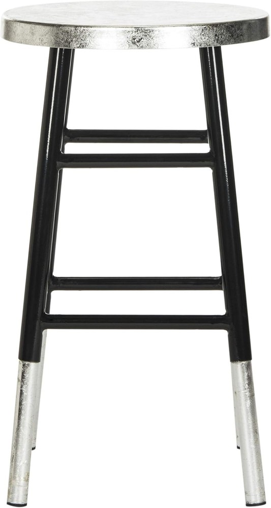 Home Collection Kenzie Grey & Silver 24-inch Counter Stool