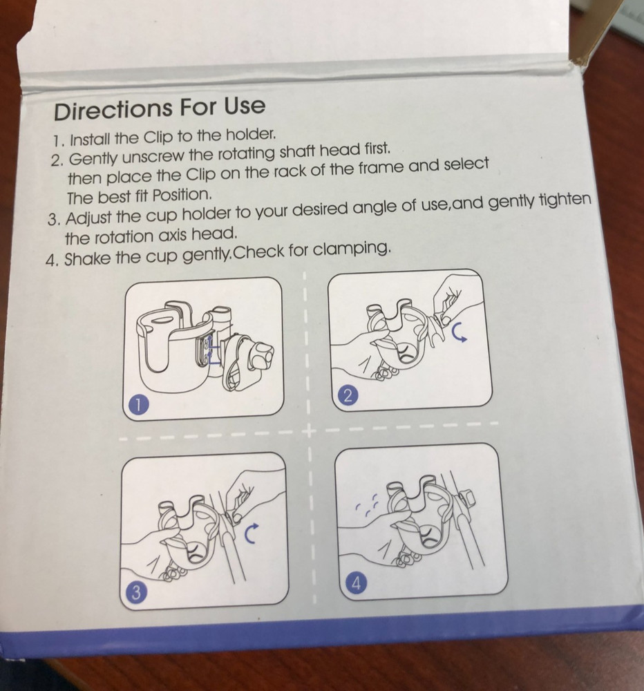 2 in 1 stroller cup and phone holder