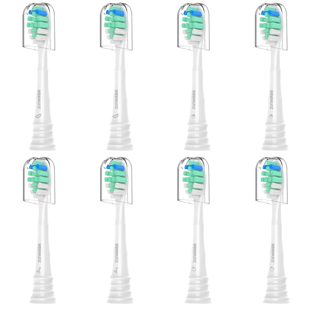 Toothbrush Replacement Heads Compatible with Philips Sonicare, 8 Pack