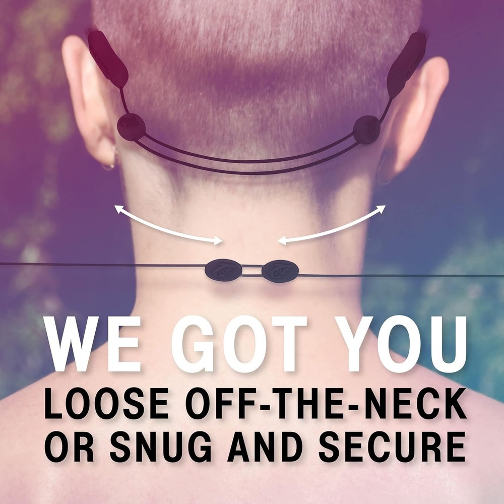 No Tail Glasses Cable Strap: Sunglasses & Eyeglasses Holder