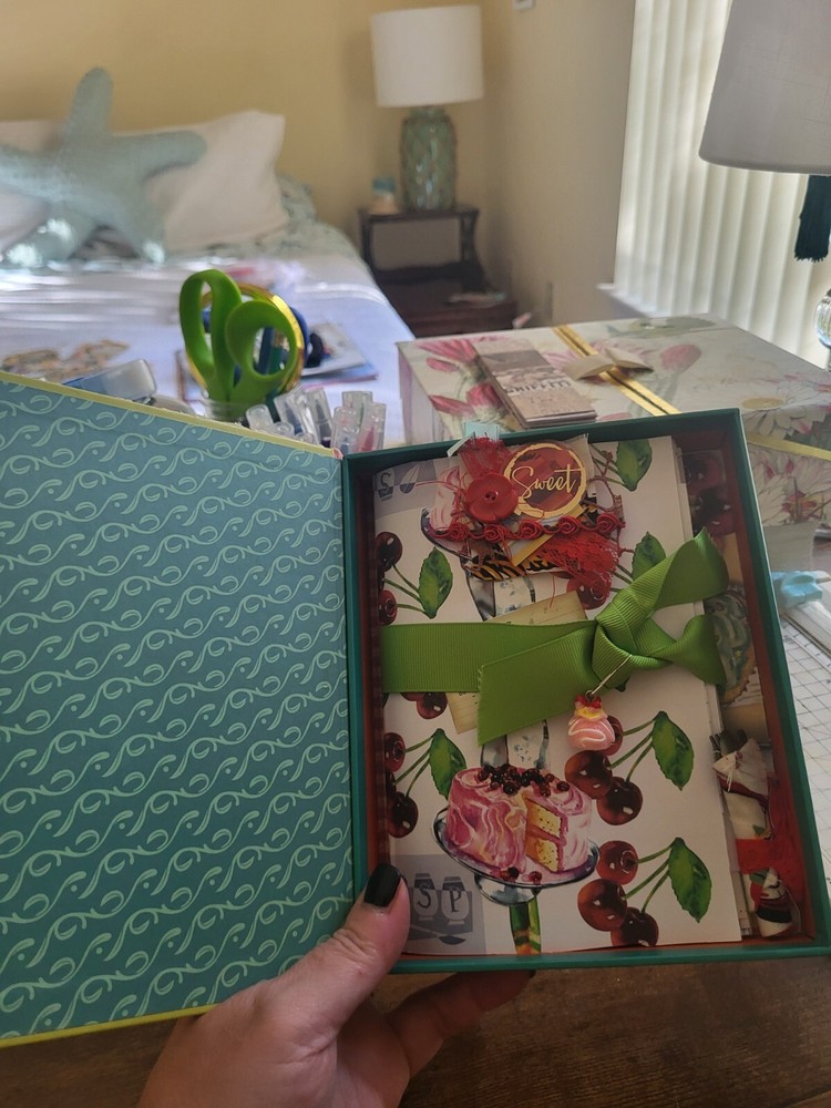 Retro 1950s Boxed Kitchen Journal With Authentic Ads