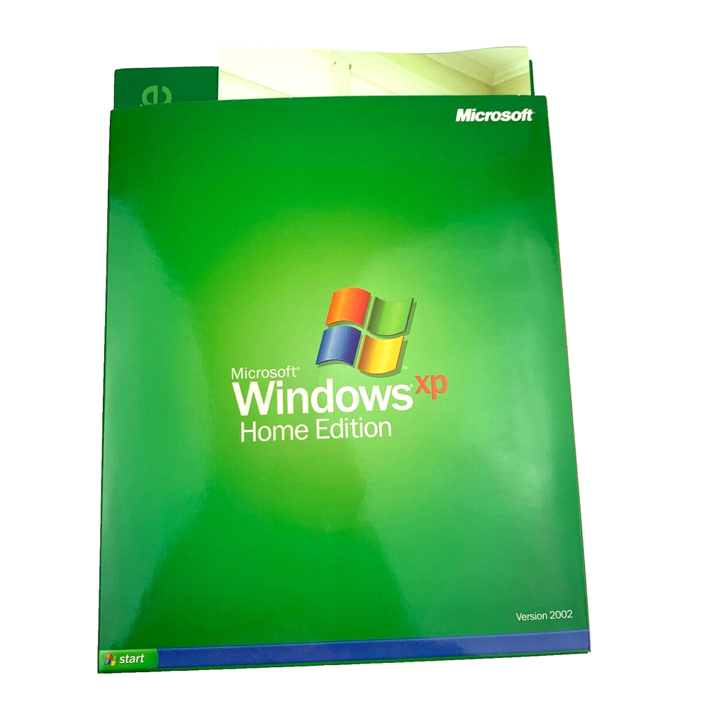 2002 Microsoft Windows XP Home Edition Upgrade X08-55007 Software