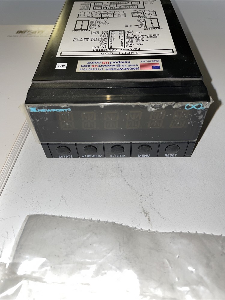 Newport Infinity INFPT-000 Process Panel Mount Timer/Controller 3191941 NEW