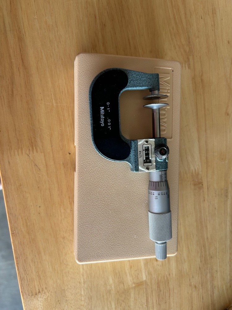 0-1” Mitutoyo Digit Disc Micrometer