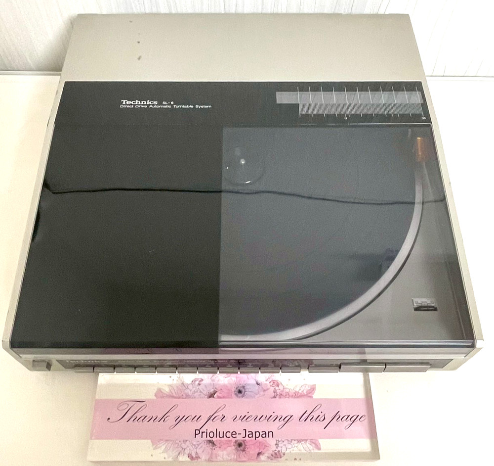 Technics SL-6 Linear Tracking Direct Drive Turntable Tested Works