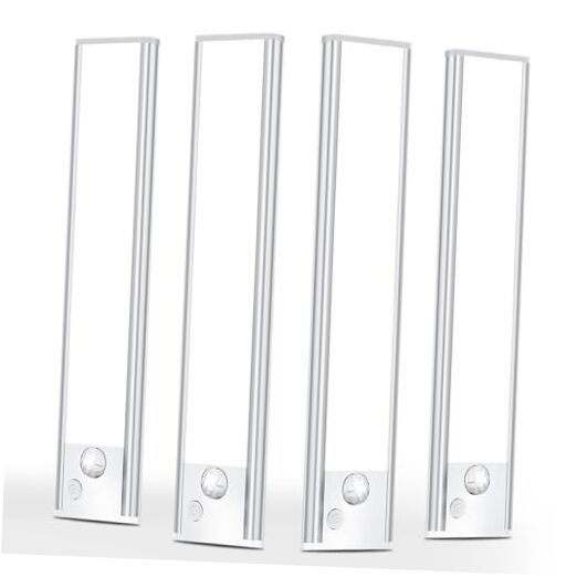 Under Cabinet Motion Sensor Lighting: 8 Inch Dimmable 8 inch White 4 Pack