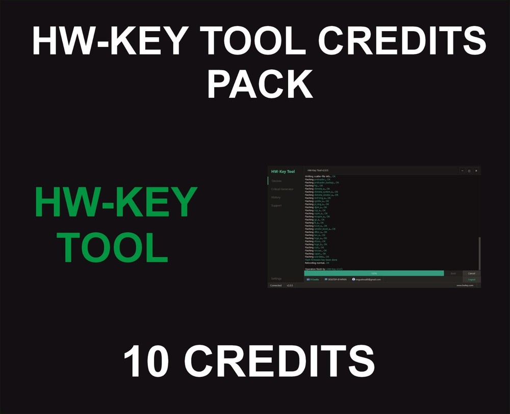 HW Key Tool, Credit Pack, 10 Credits