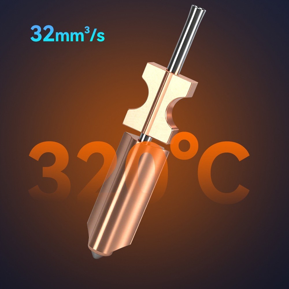 Replacement Nozzle Assembly 04mm for Flashforge AD5X 3D Printing Accessory