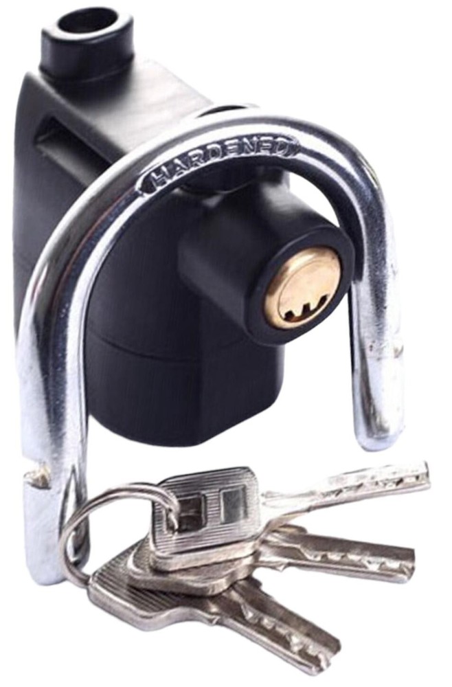 Motion Sensor Activated Siren Alarm Motorcycle Disc Lock Padlock Weatherproof