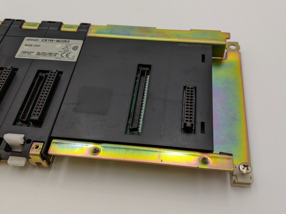 Omron CS1W-BC053 Base Unit CPU Central Processing Unit Backplane CS1 Series