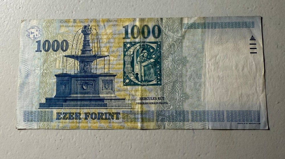 Hungary, 1000 Forint Commemorative Note 2000 P-185 Circulated/VF