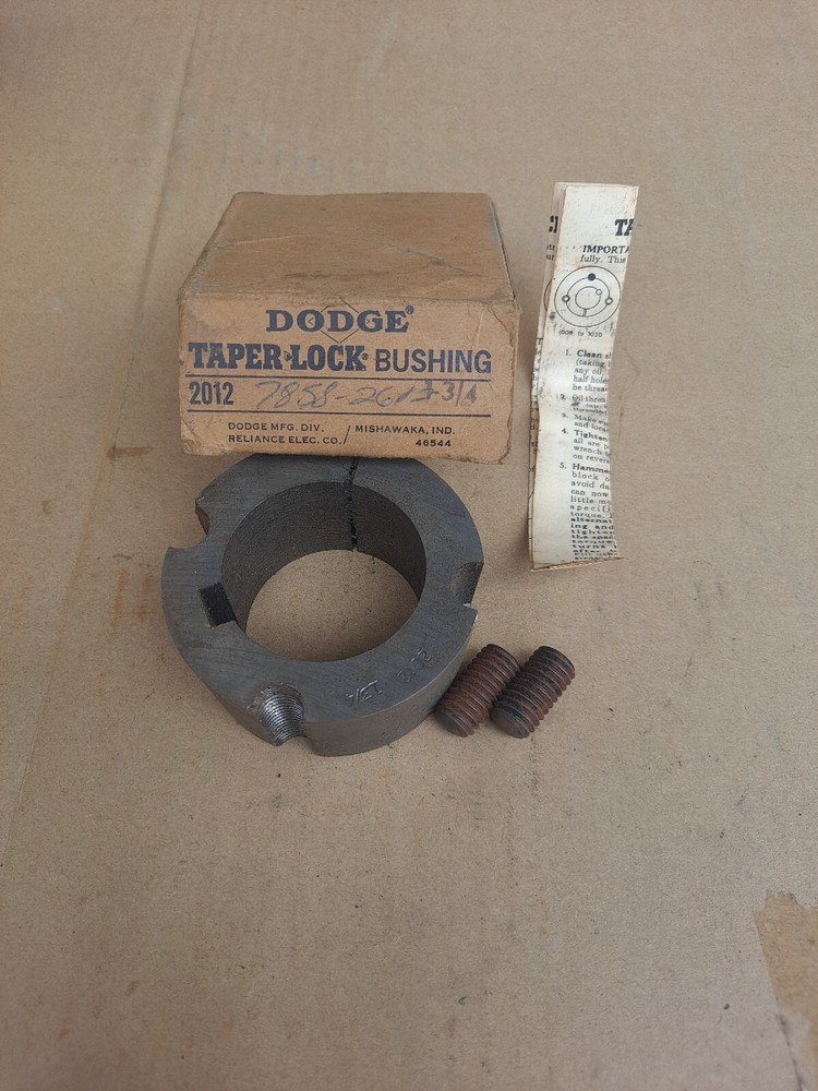 Dodge 2012 1-3/4" Taper Lock Bushing