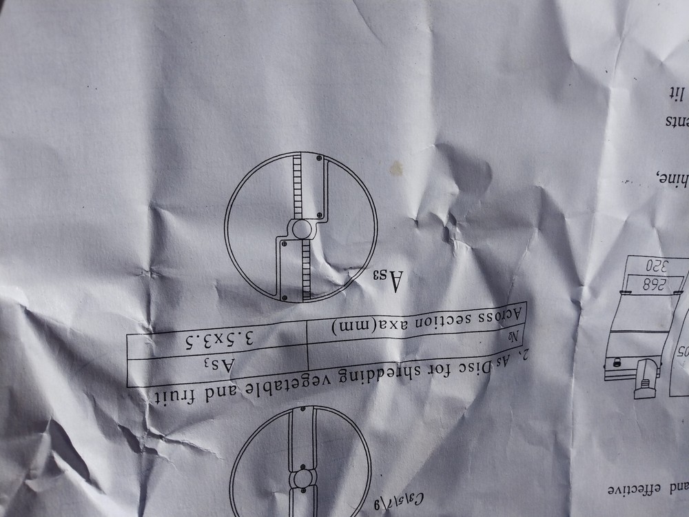 ELECTRIC FRUIT VEGETABLE CUTTER 5 DISC MODEL MFC-30