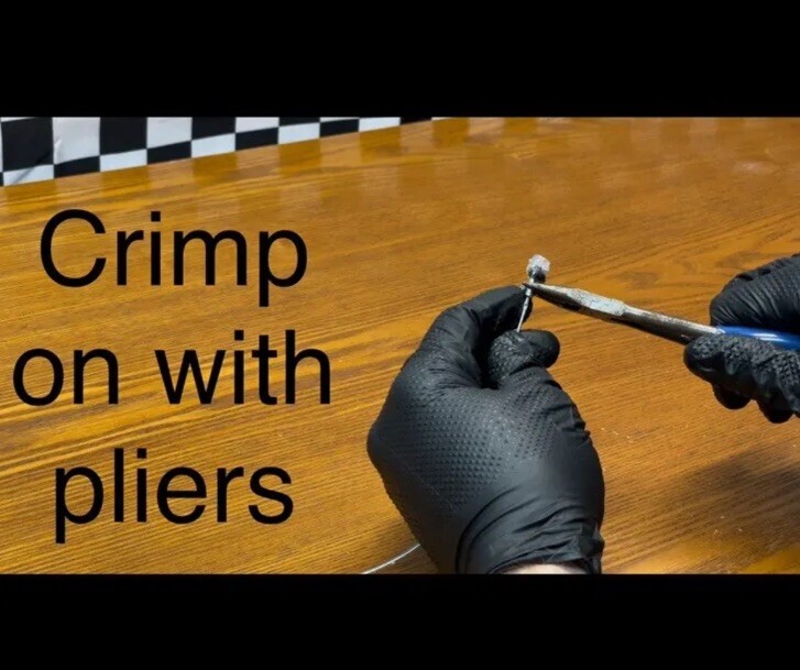 Resin Dice Brake Cable Ends Deep Ruby For BMX & Other Bikes New Handmade