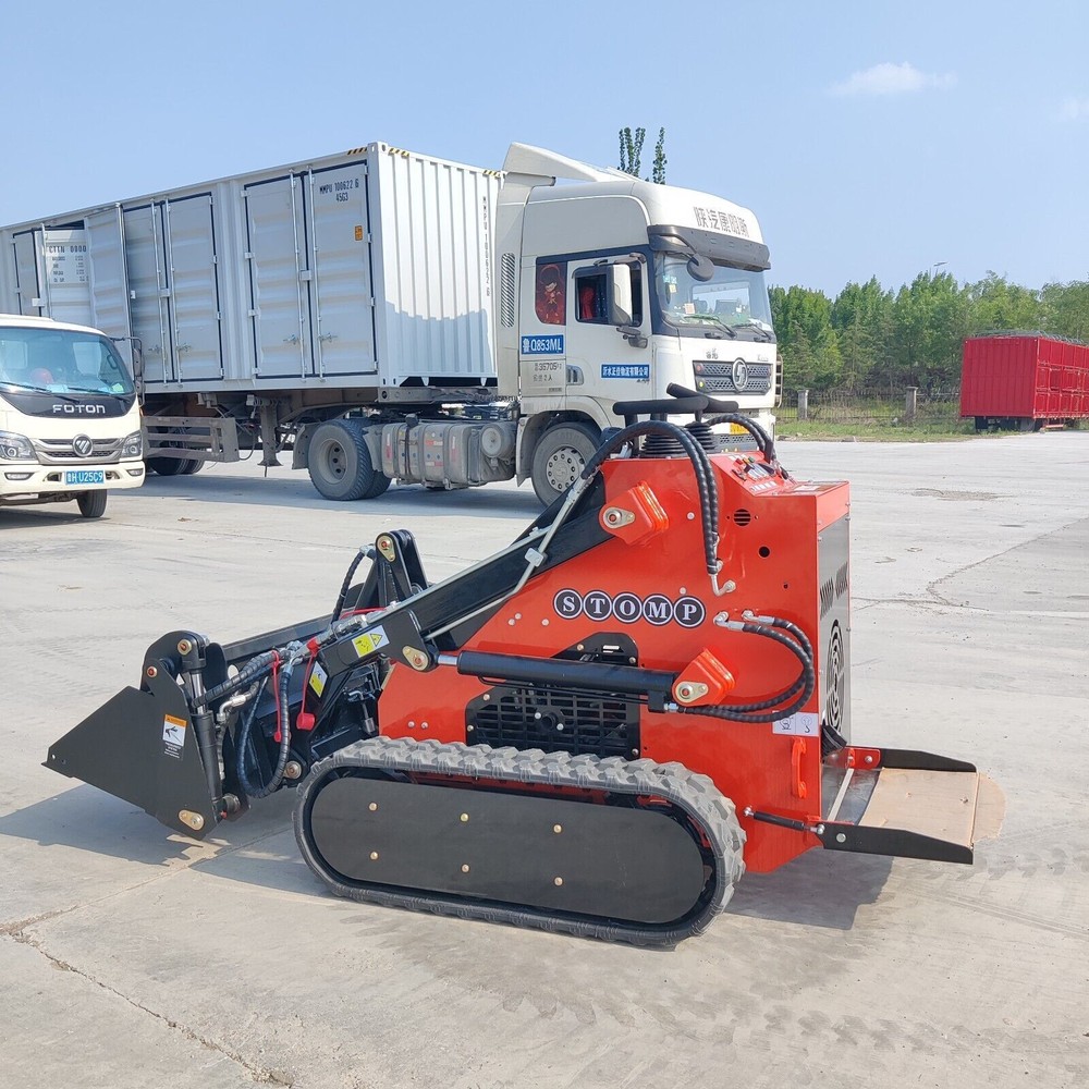 Mini Skid Steer Loader Attachments STOMP Skid Steer TYPHON 4 in One Bucket
