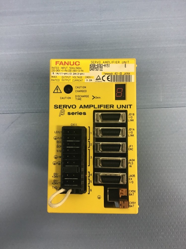 Fanuc Servo Amplifier Unit B Series A06B-6093-H151 E