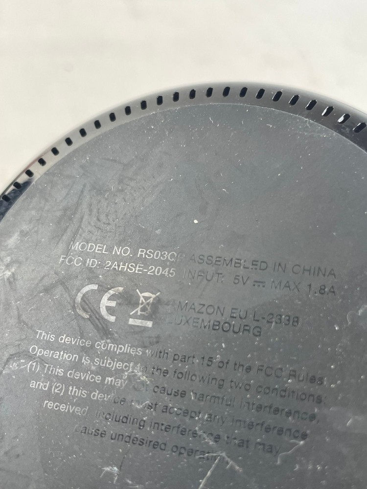 Amazon Echo Dot 2nd Generation Smart Speaker With Alexa Model RS03QR Black