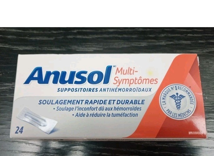 2× ANUSOL MULTI-SYMPTOM SUPPOSITORIES . EXP:-05/2028. "No Tarif" WE PAY