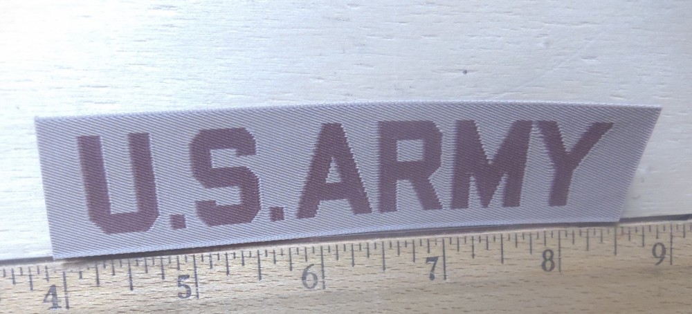 "U.S. ARMY" Desert Color Tab / Patch