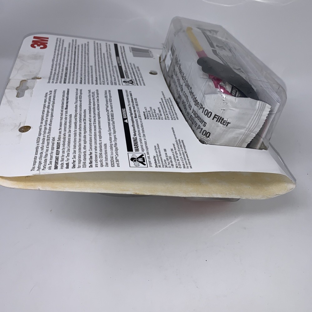 3M Medium Respirator Drop Down Half Face 62023DHA1 Use before 01-2026 Open Pack