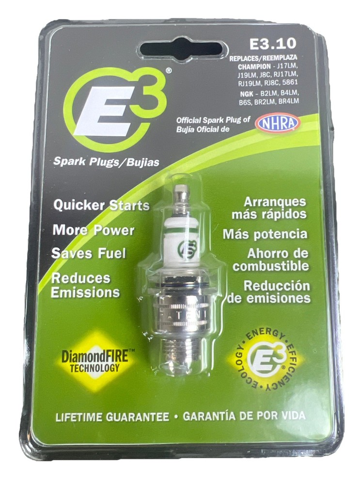 E3 Spark Plug E3.10 for Small Engines, Lawn Mowers, Chainsaws – High Performance