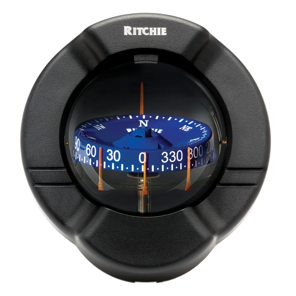 Ritchie Compasses Ss-Pr2 Compass Bulkhead 3.75" Combi Black
