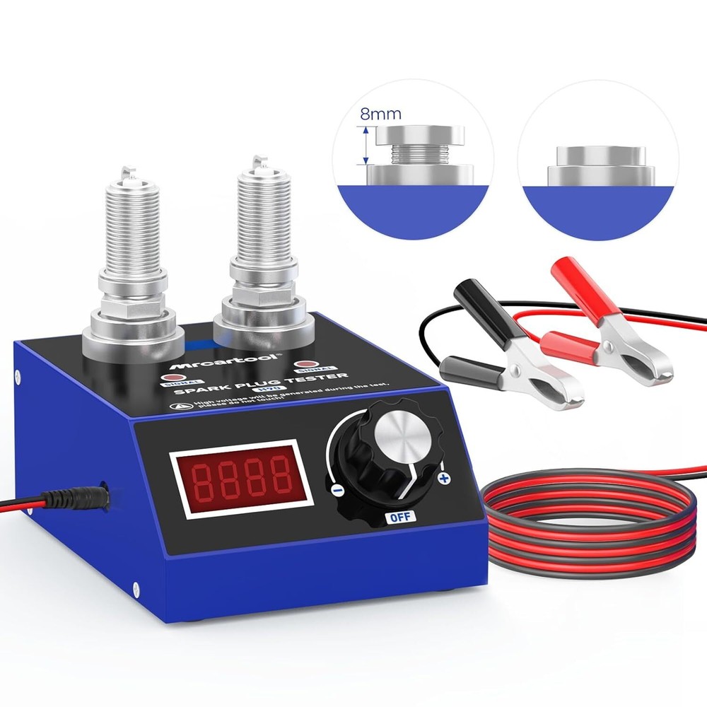H90 Dual-Hole Car Spark Plug Tester Spark Plug Ignition Analyzer Diagnostic Tool