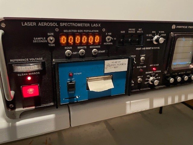 PARTICLE MEASURING SYSTEMS LASER AEROSOL SPECTROMETER LAS-X SYSTEM