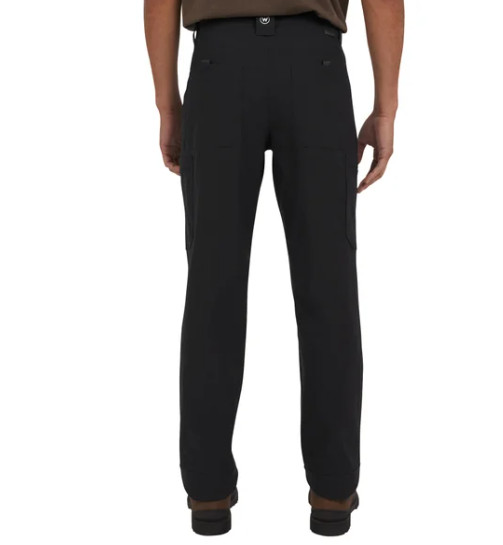 Wrangler Men's Regular Fit Tech Pant, Black, 32X32
