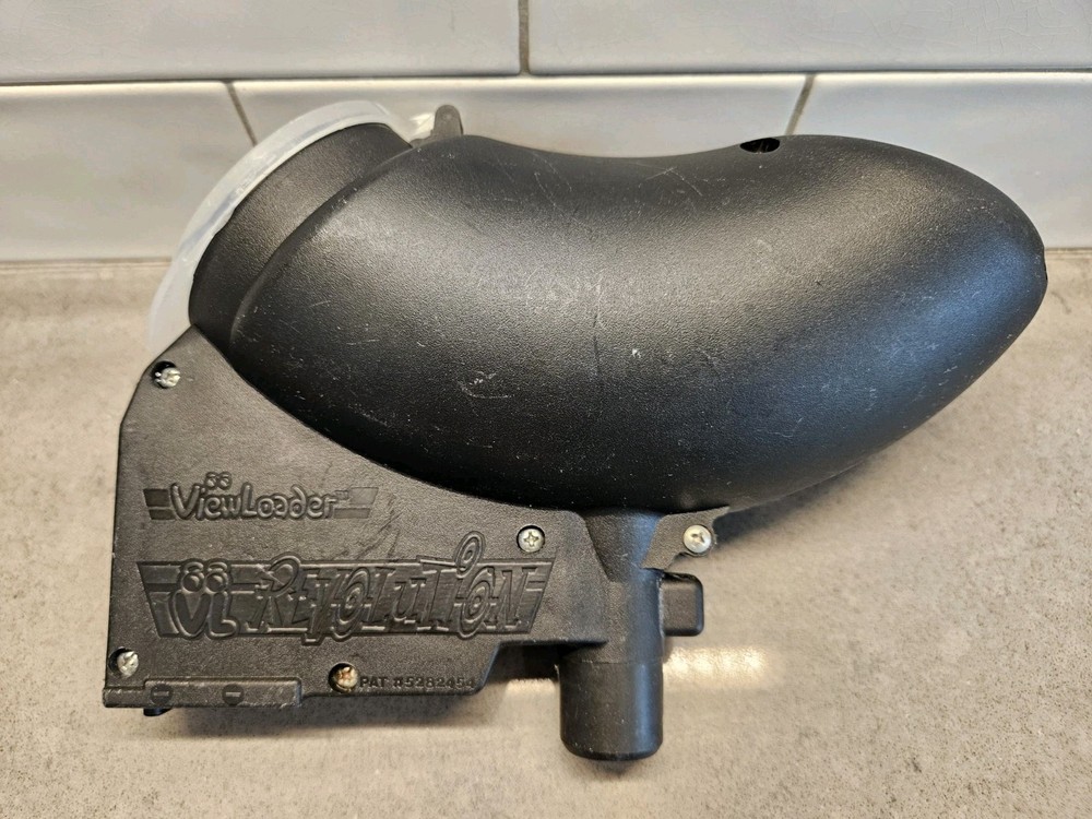VIEWLOADER REVOLUTION ELECTRONIC PAINTBALL LOADER MOTORIZED HOPPER BLACK X-board