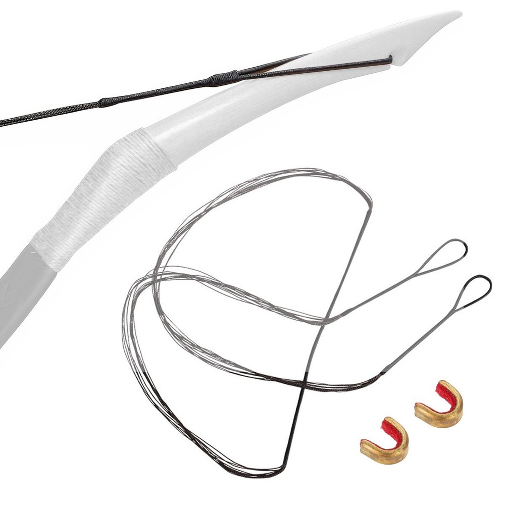 Bow String Replacement for Archery Recurve Bow & Longbow Bowstring 12 Strands