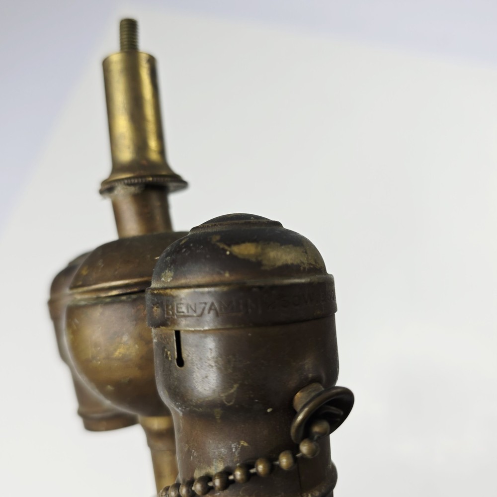 Lamp Parts: Benjamin Double Socket Pull Chain Cluster Switch for Lamp Base